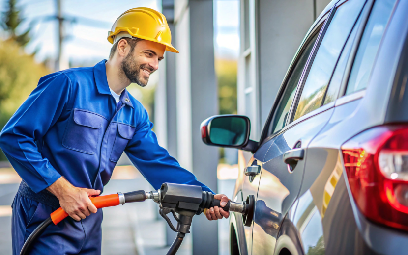 Distributeur de carburant électrique pour stations-service